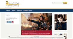 Desktop Screenshot of napoleonbonaparte.es